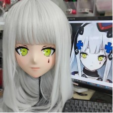 (GLA050)Customize Character'! Female/Girl Resin Full/Half Head With Lock Anime Cosplay Japanese Animego Kigurumi Mask